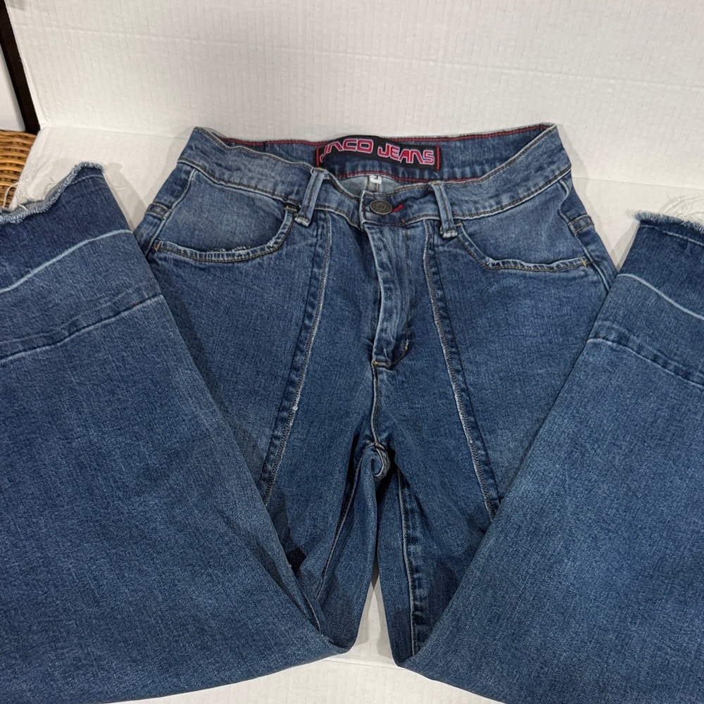 Jaco Jeans Dark Blue High-Waist Denim Pants